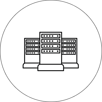 サーバー設置イラスト